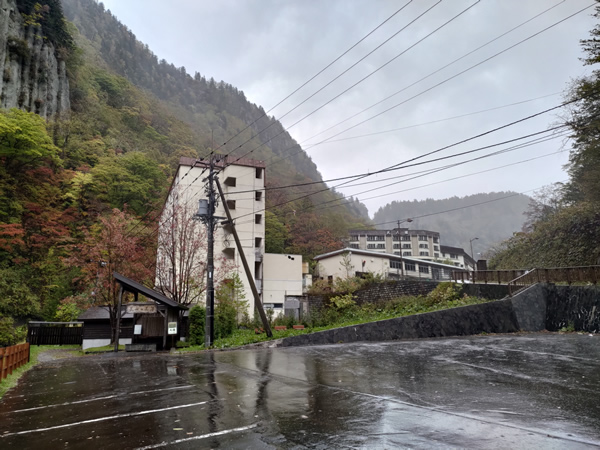 天人峡温泉の廃墟