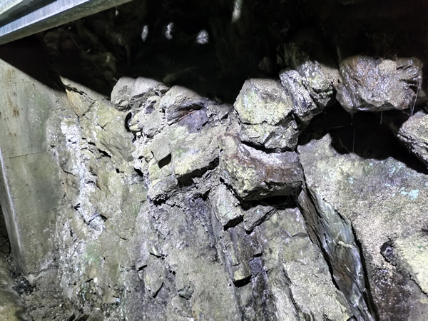 十津川村の二村小学校跡、手作りの廃トンネル