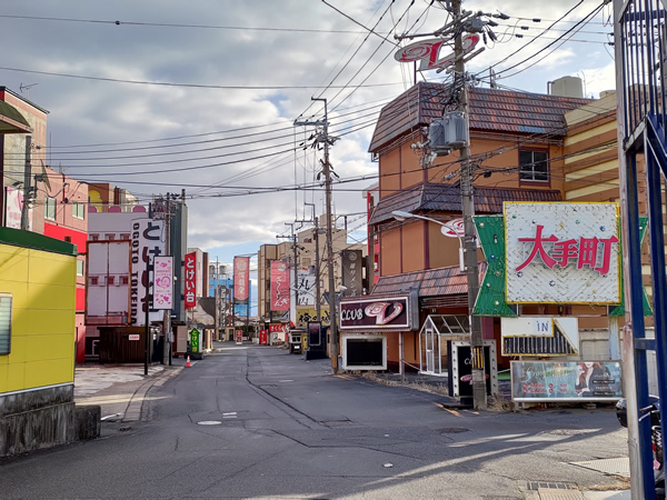 雄琴ソープ街の廃墟