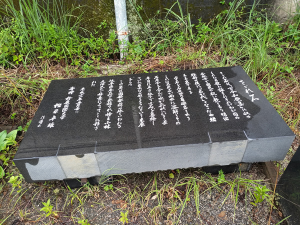 十津川村の二村小学校跡、手作りの廃トンネル