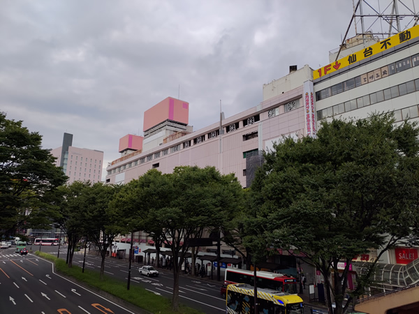 仙台の一等地にあるさくら野百貨店仙台店の廃墟