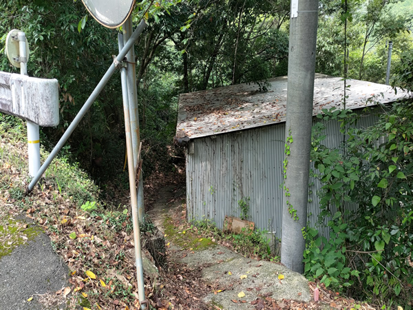 十津川村の廃集落に通じる鹿淵吊り橋
