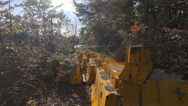 名阪国道の旧針インターチェンジ跡