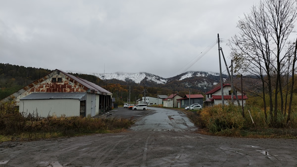 北海道の廃線、深名線跡の鷹泊駅