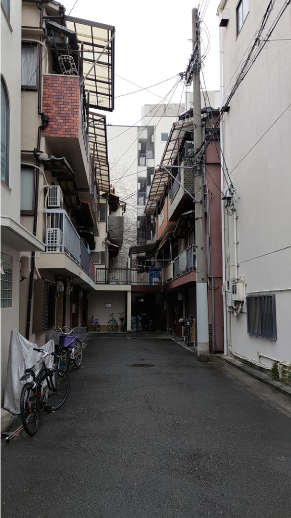 大阪市城東区の傾きマンション「野江I番館」