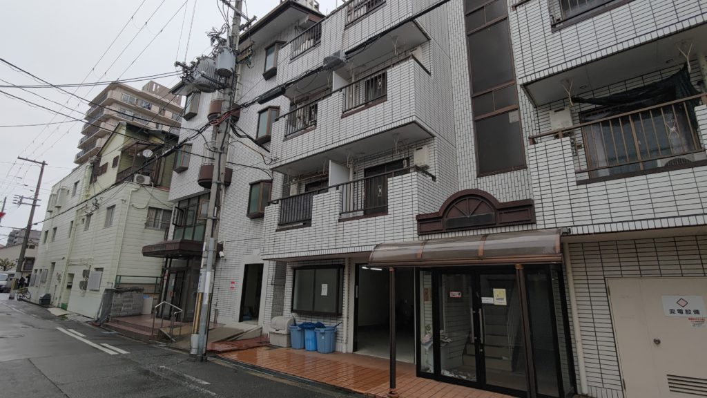 大阪市城東区の傾きマンション「野江I番館」