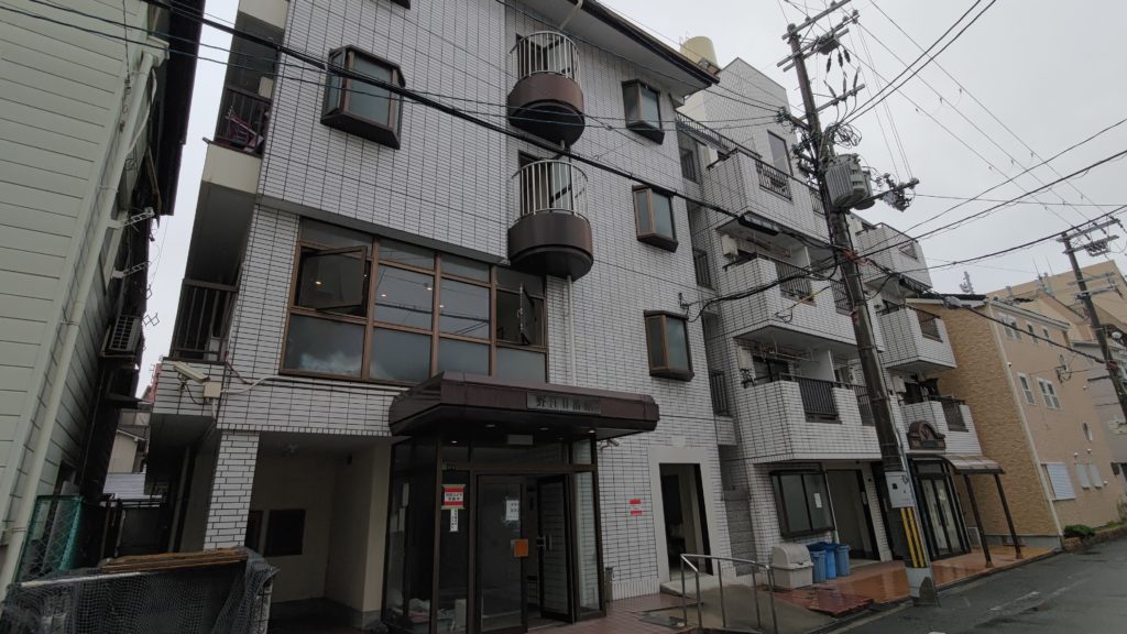 大阪市城東区の傾きマンション「野江I番館」